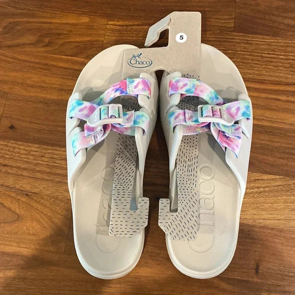 Women's Chillo Slide Lite Tie Dye Size 5 - Picture 3 of 5